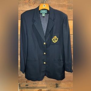 Vintage Lauren Ralph Lauren Navy Blazer